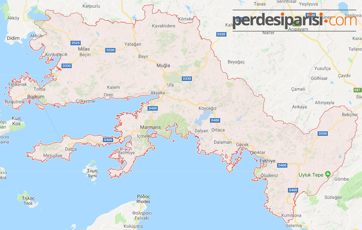 Карта турции фетхие даламан