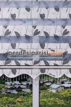 Füme Zambak Plise Zebra Perde