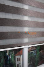 Promosyonel Antrasit Karartma Zebra Perde (150x200)