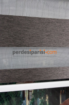 Promosyonel Antrasit Karartma Zebra Perde (150x200)