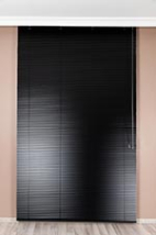 Siyah Alüminyum Jaluzi Perde (120x80)