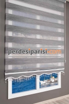 Füme Karartma Plise Zebra Perde