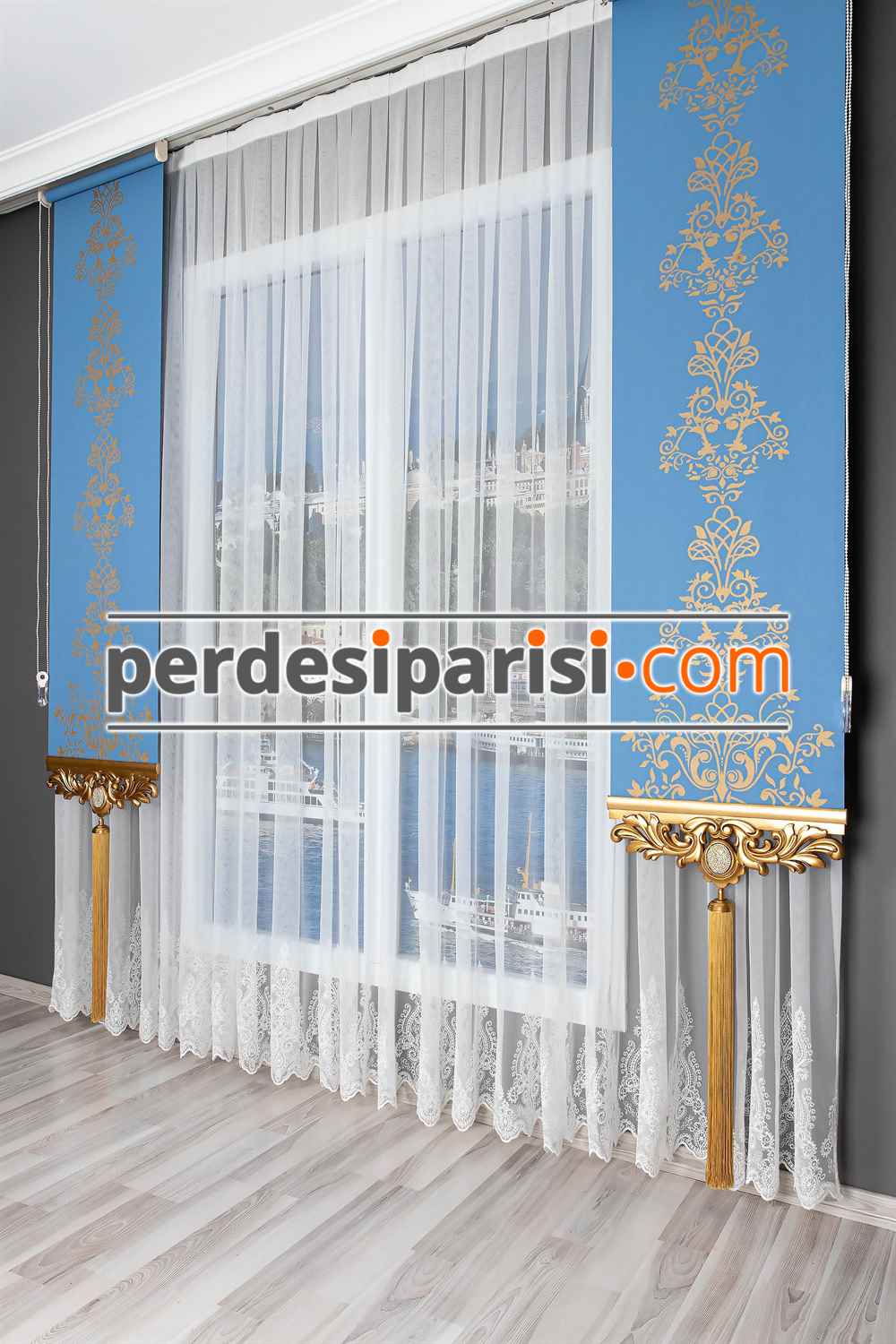 Altin Armada Lazer Kesim Fon Perde Perdesiparisi Com