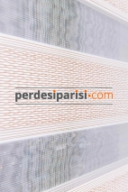 Astoria Vizon Plise Desenli Zebra Perde