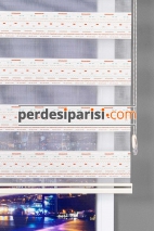 Kilim Desen Tarçın Plise Zebra Perde