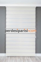 Krem Micro Plise Zebra Perde