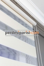 Krem Micro Plise Zebra Perde