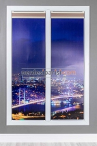 Kahve Karartma Cam Balkon Plise Perde