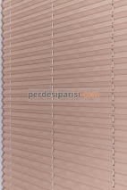 Kahve Karartma Cam Balkon Plise Perde