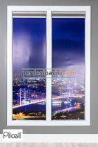 Plicell Vizon Kırçıllı Plise Perde