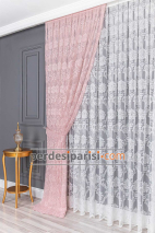 Damask Pudra Full Paket Perde