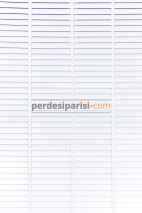 Beyaz Mat 50 MM Polywood Düz Jaluzi Perde