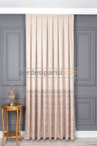 Versace Krem Bej Pano Fon Perde